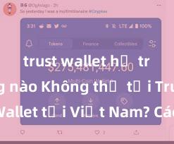 trust wallet hỗ trợ mạng nào Không thể tải Trust Wallet tại Việt Nam? Cách khắc phục